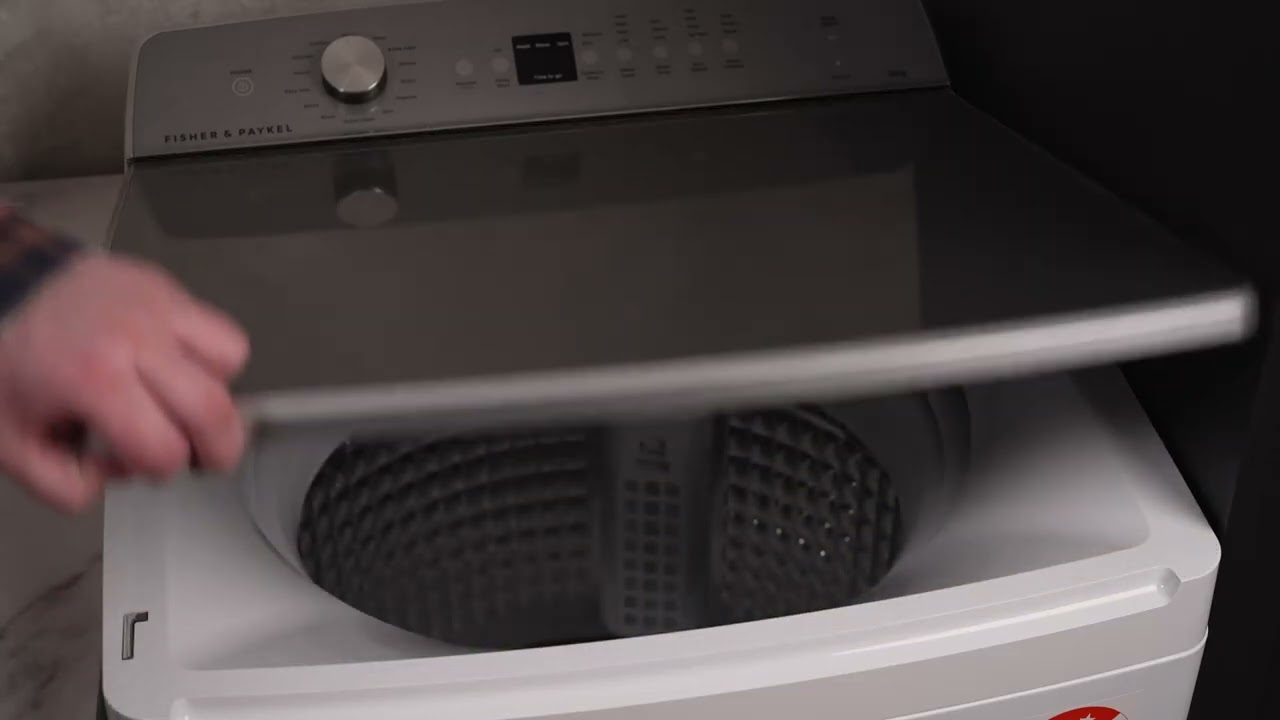 Обзор товара: Стиральная машина Fisher & Paykel Series 5 с верхней загрузкой, 10 кг, с УФ-стерили...