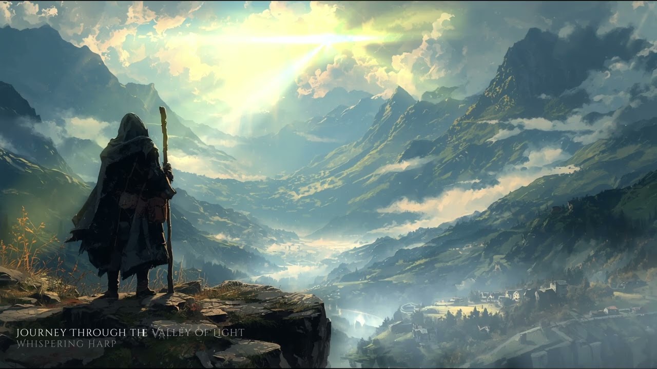 Journey through the Valley of Light - Fantasy music for relaxation & study [No Ads]