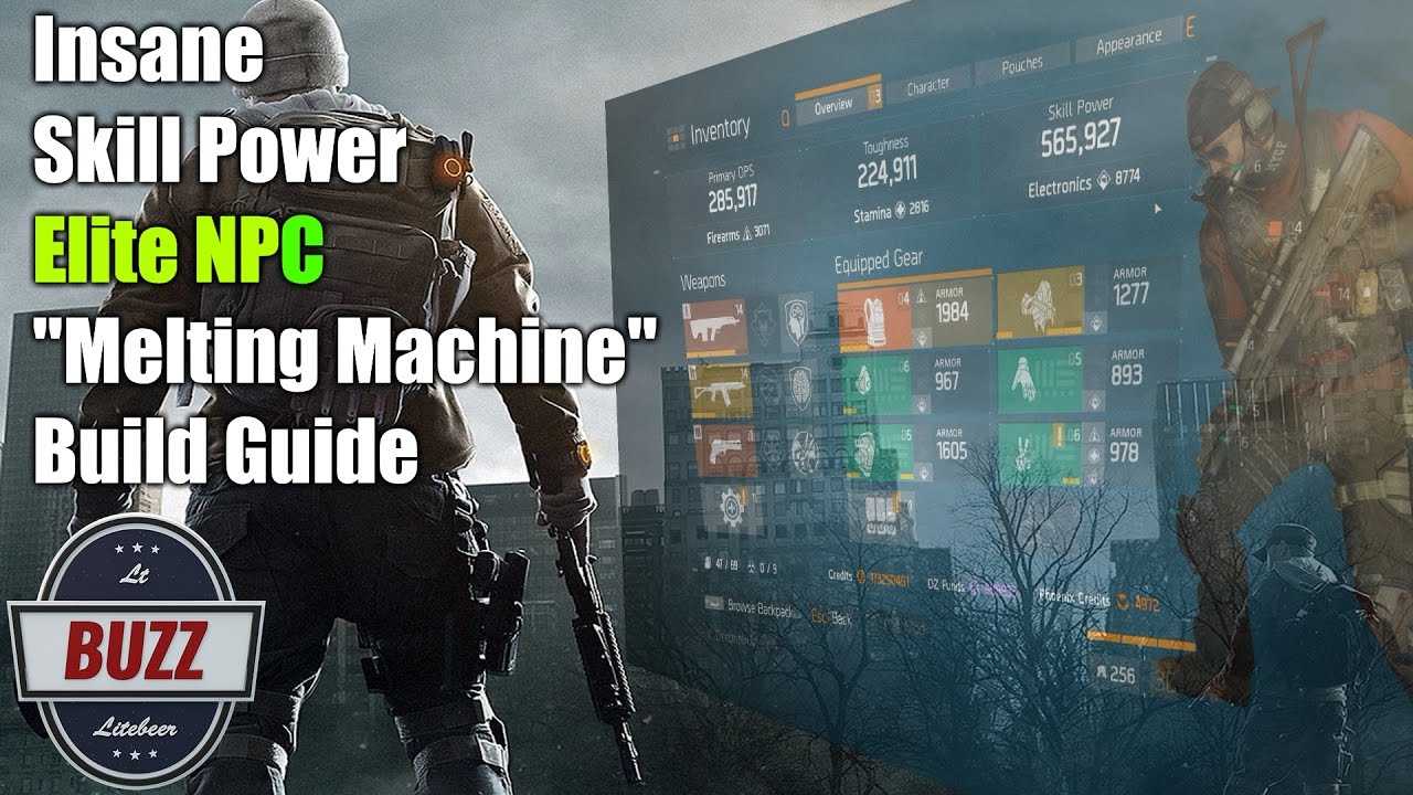 THE DIVISION | Melting Machine Build Guide - 565k Skill Power
