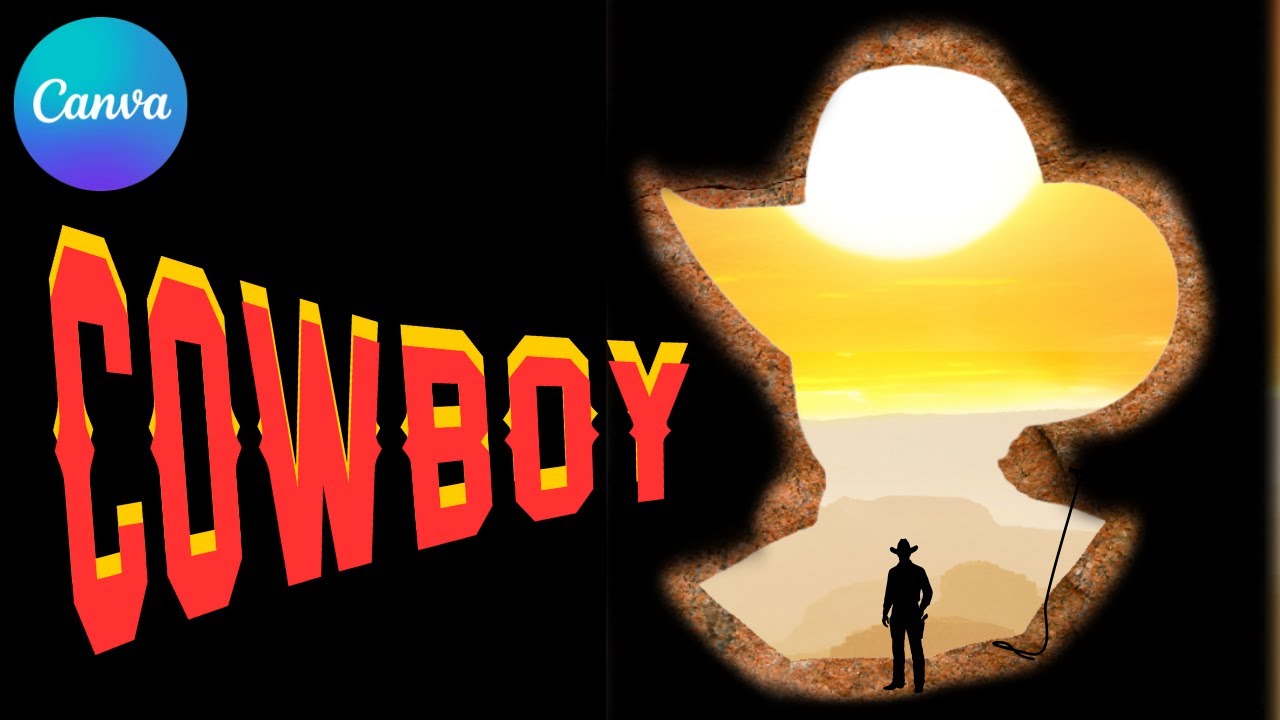 Create Stunning Cowboy Posters in Canva (Easy!)