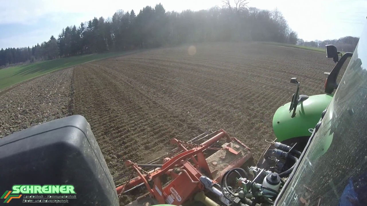 Deutz Fahr Agrotron TTV 420 mit Maschio 3m Kreiselegge