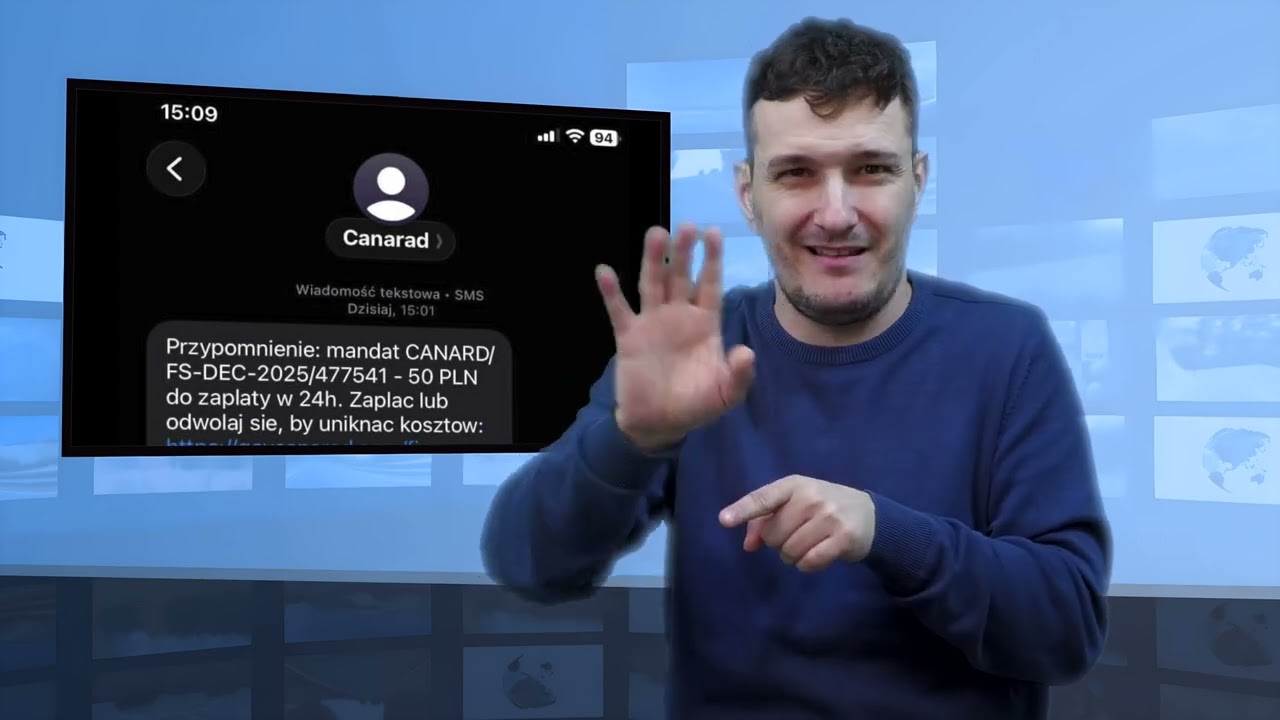 Uwaga na fałszywe mandaty – to nie CANARD (Tłumaczenie na Język Migowy - PJM)