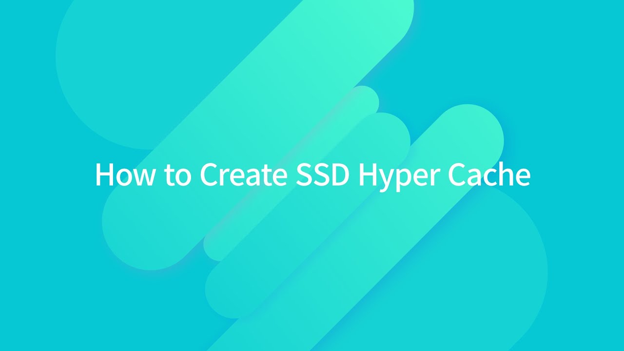 How to Create SSD Hyper Cache？