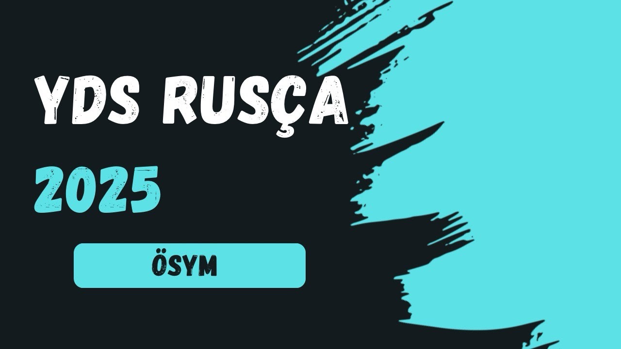 2025 YDS RUS&Ccedil;A &Ouml;SYM