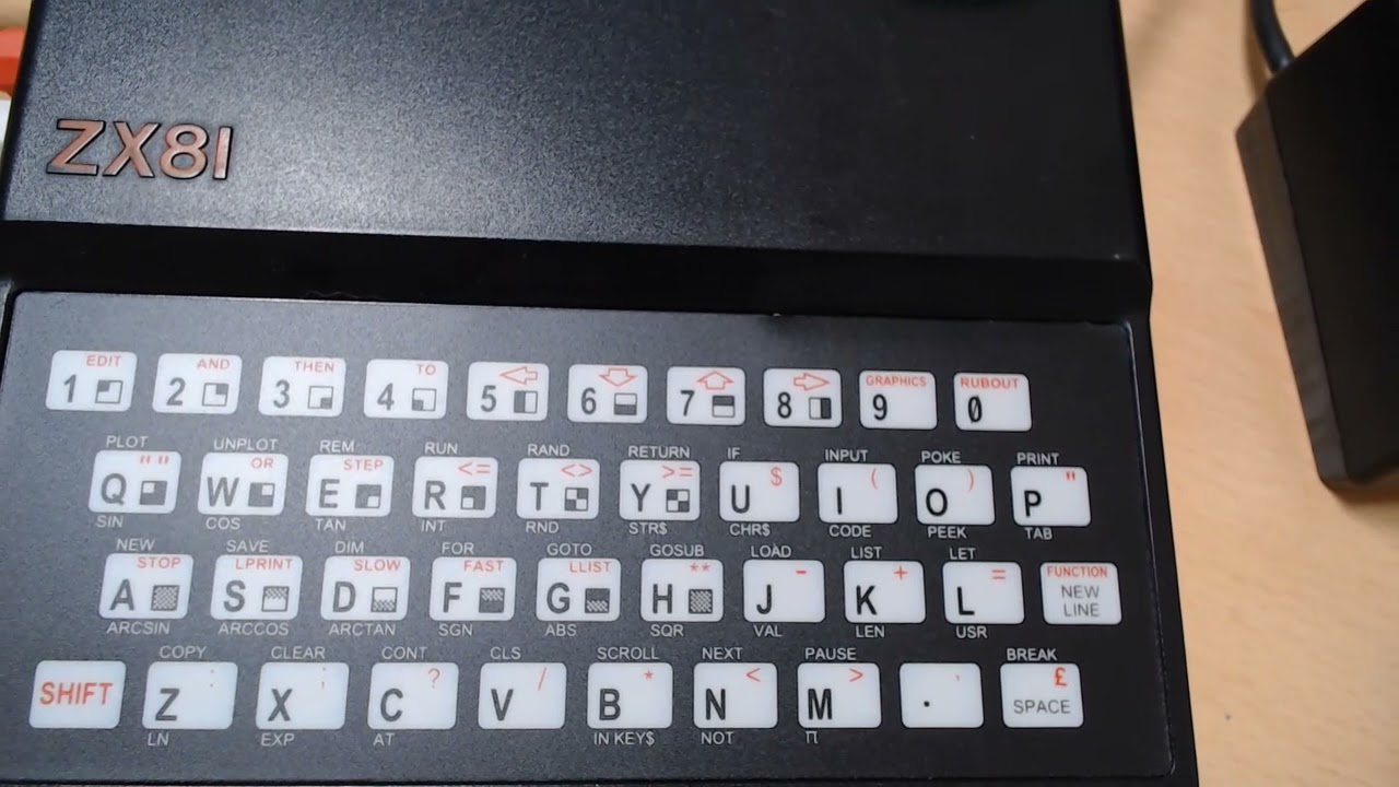 ZX81 word processing