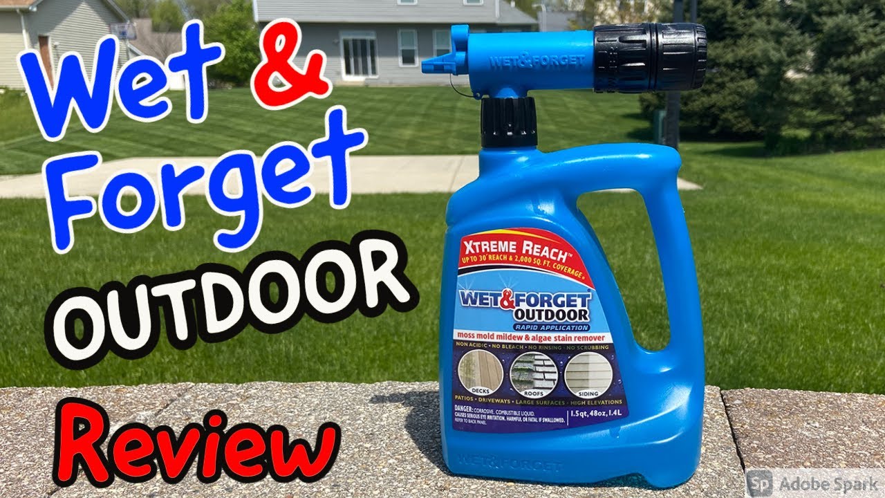 Обзор Wet and Forget Outdoor Extreme Reach — результаты после года — удаление мха и плесени