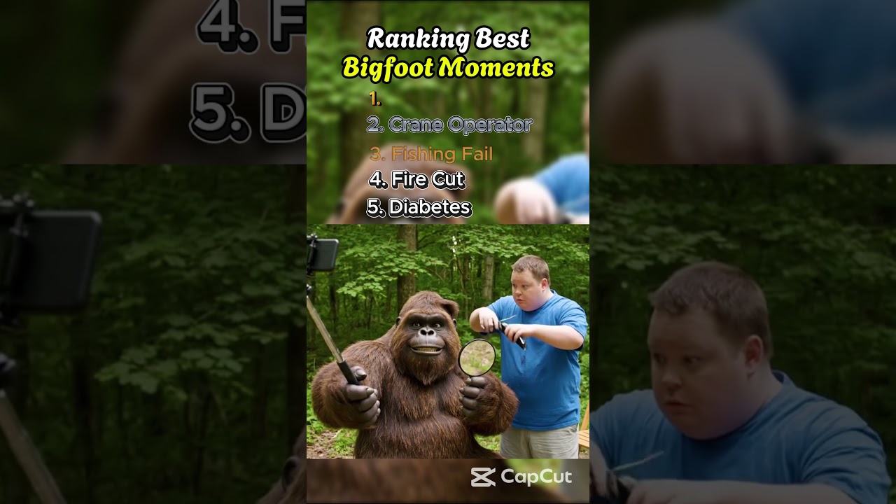 Top 5 Bigfoot Moments LIKE FOR MORE #bigfoot  #funny #vlog