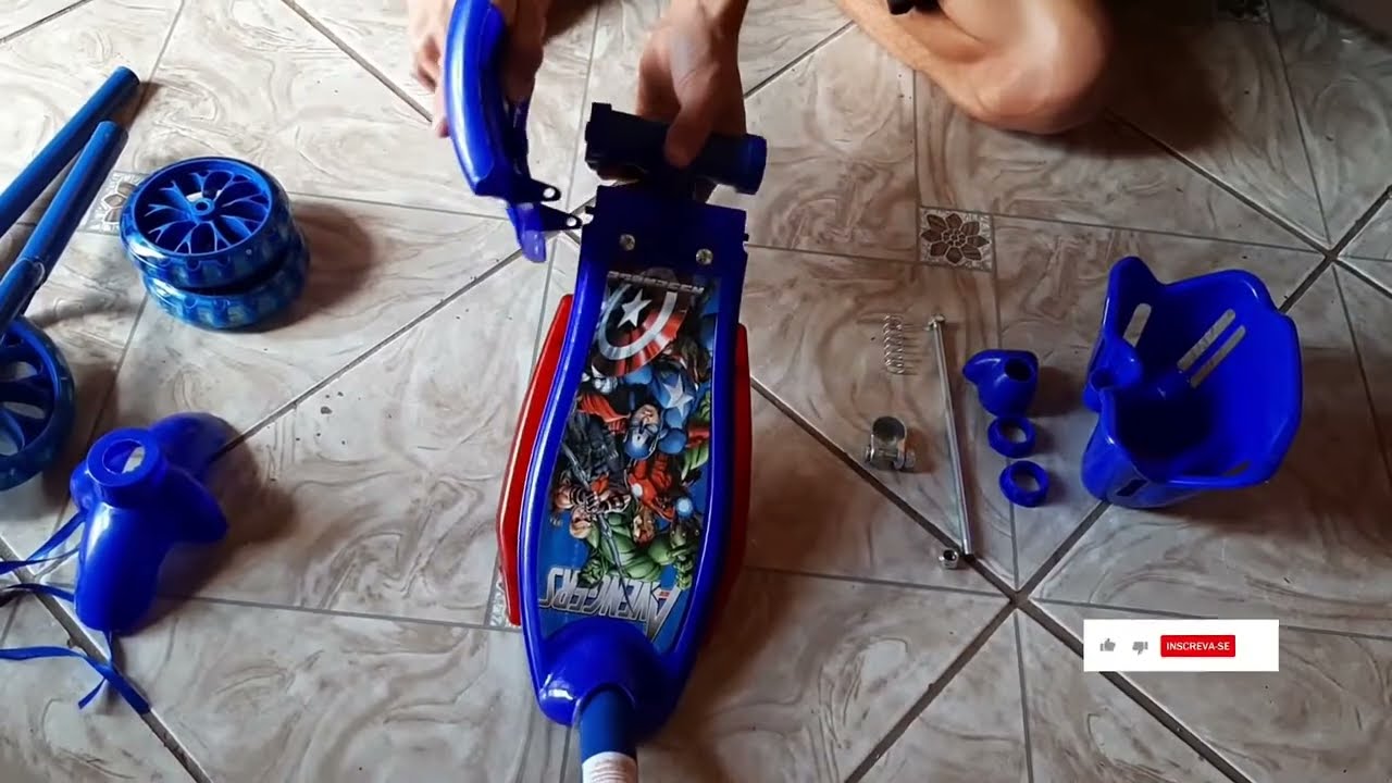 como montar patinete infantil músical