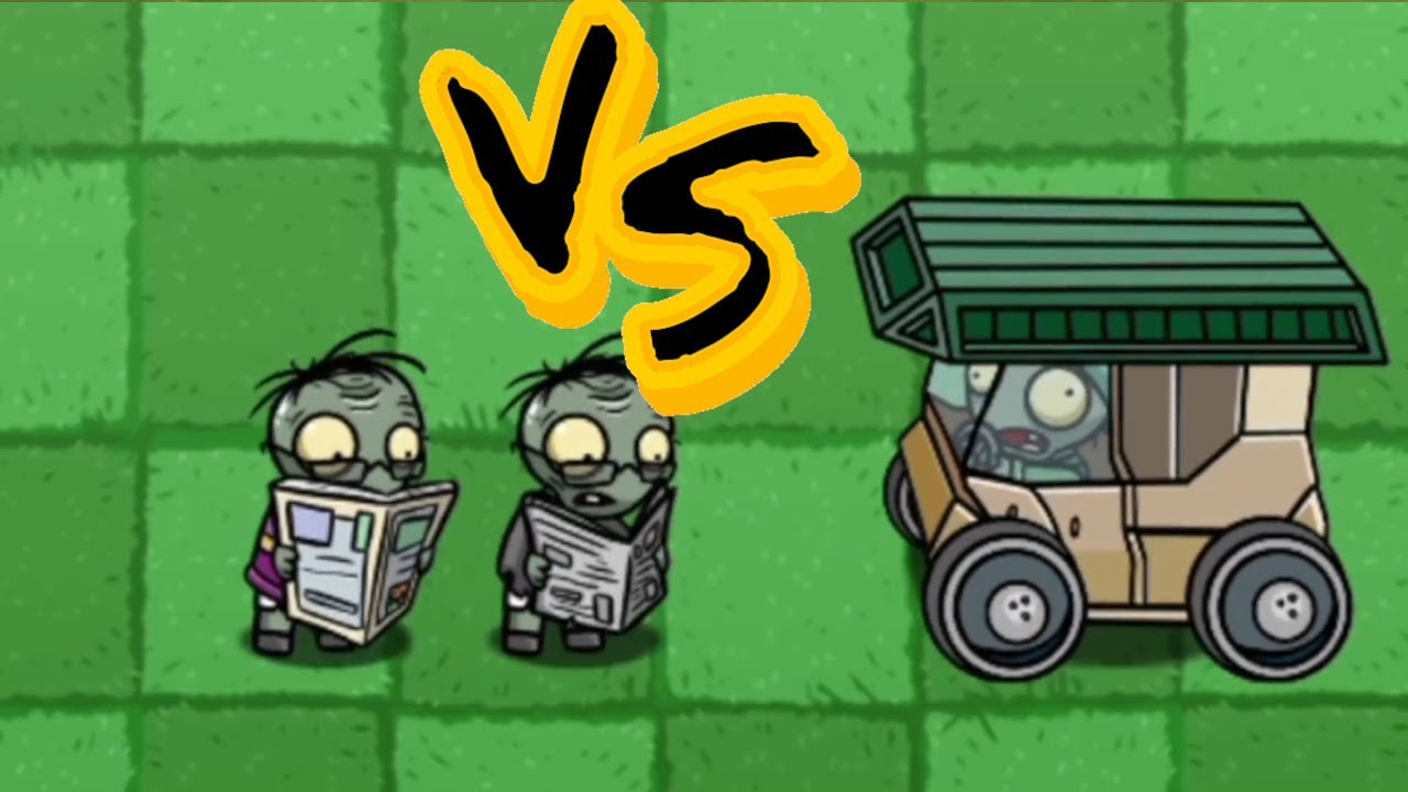 PvZ2 - Newspaper Zombies vs All Zombies MOD | Mronger