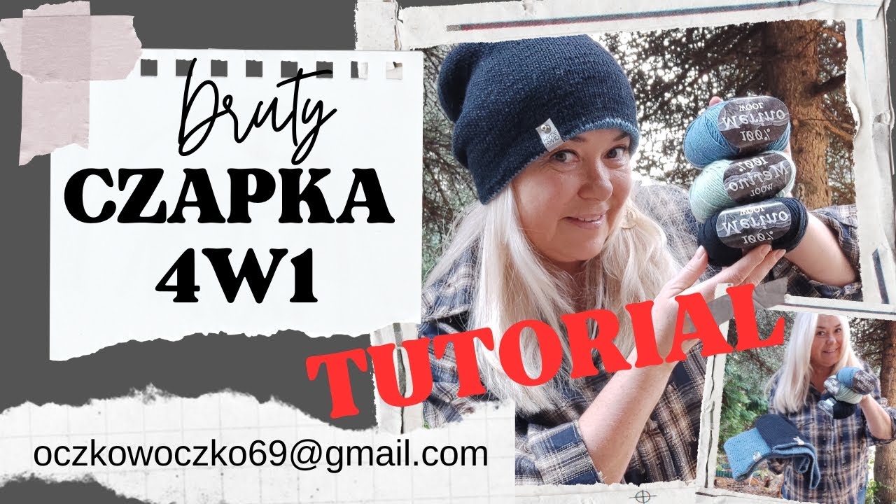 Czapka 4w1 - tutorial 