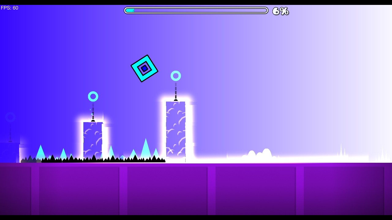 Доделываю свой уровень в glow стиле в geometry dash