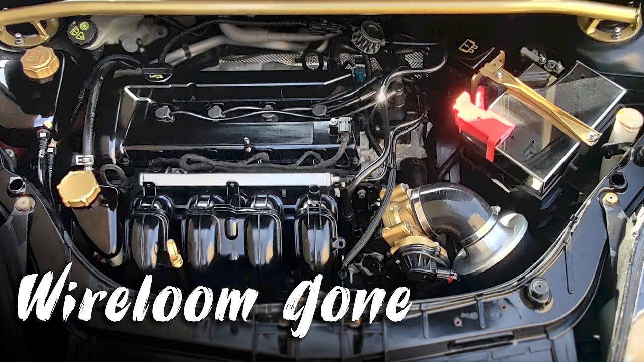 Wiring Loom Tuck on a MK6 Fiesta ST150 for a Clean Looking Engine Bay Made Simple