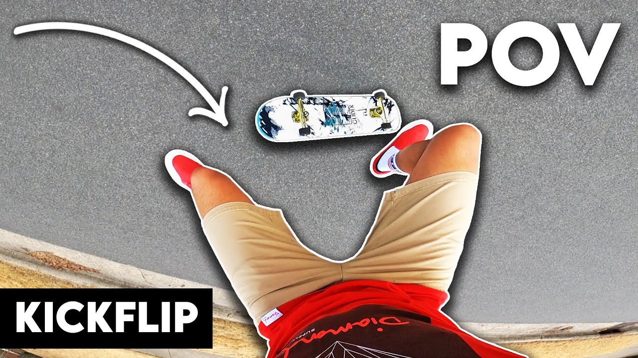 Уроки катания на скейте от первого лица (POV)