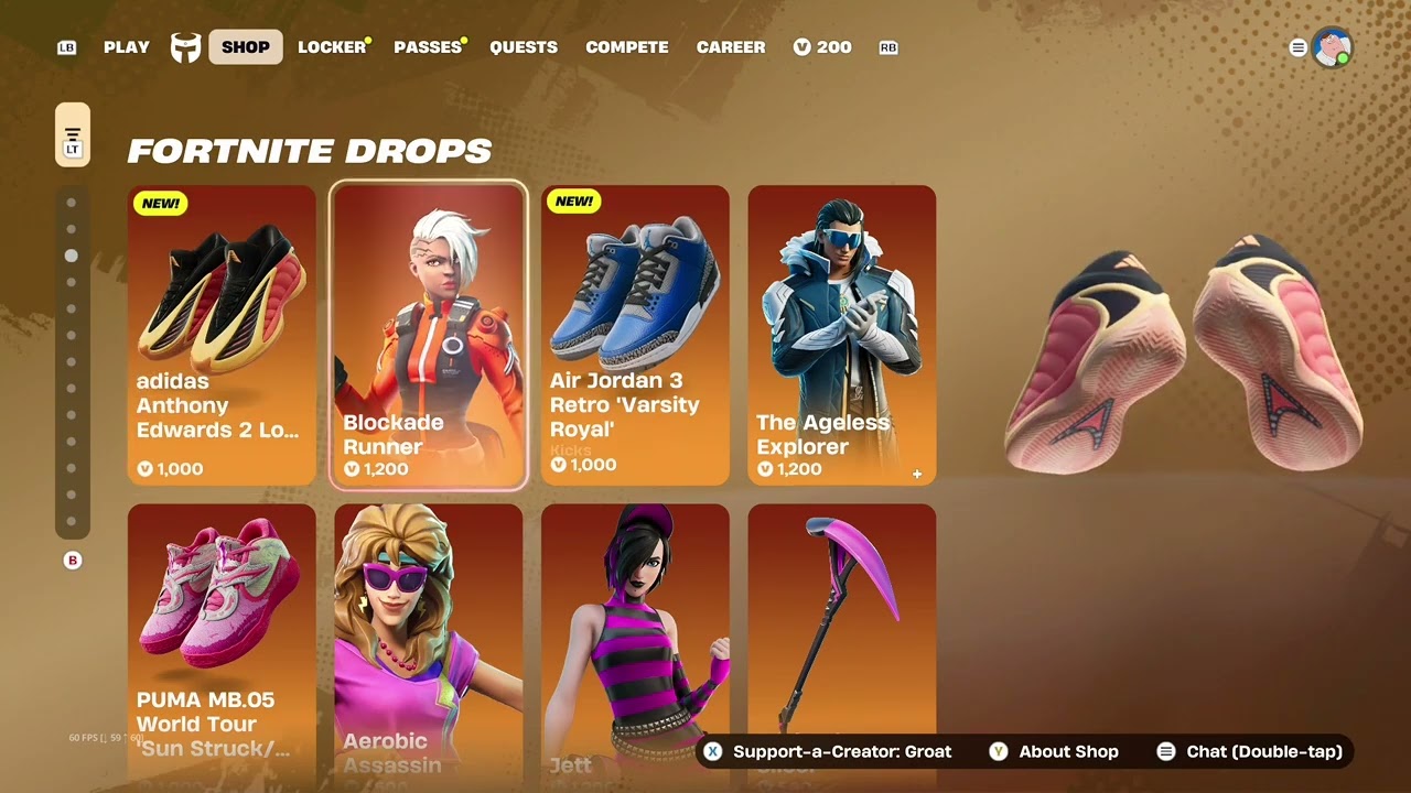 FN Item Shop 1-16-26