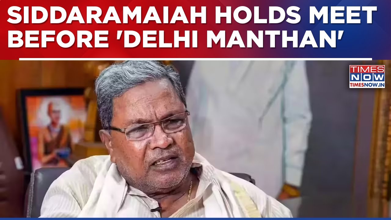Karnataka CM Post Fight Shifts To National Capital, Loyalists Arrive At Siddaramaiah's Residence