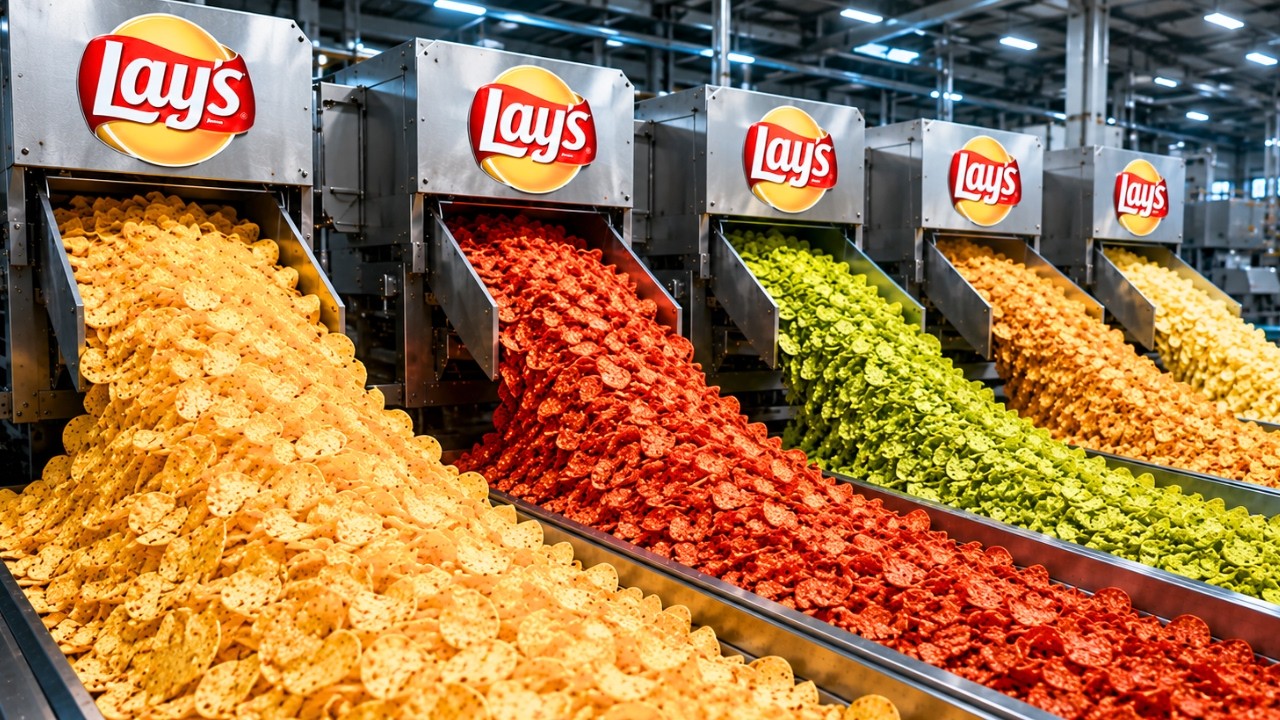 Inside the Mega Potato Chips Factory: How Millions Of Chips Are Made Daily (Full Process)