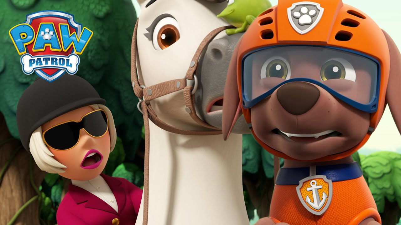 Pups save Winnie and her Pony from the jungle swamp! - PAW Patrol Cartoons for Kids Compilation