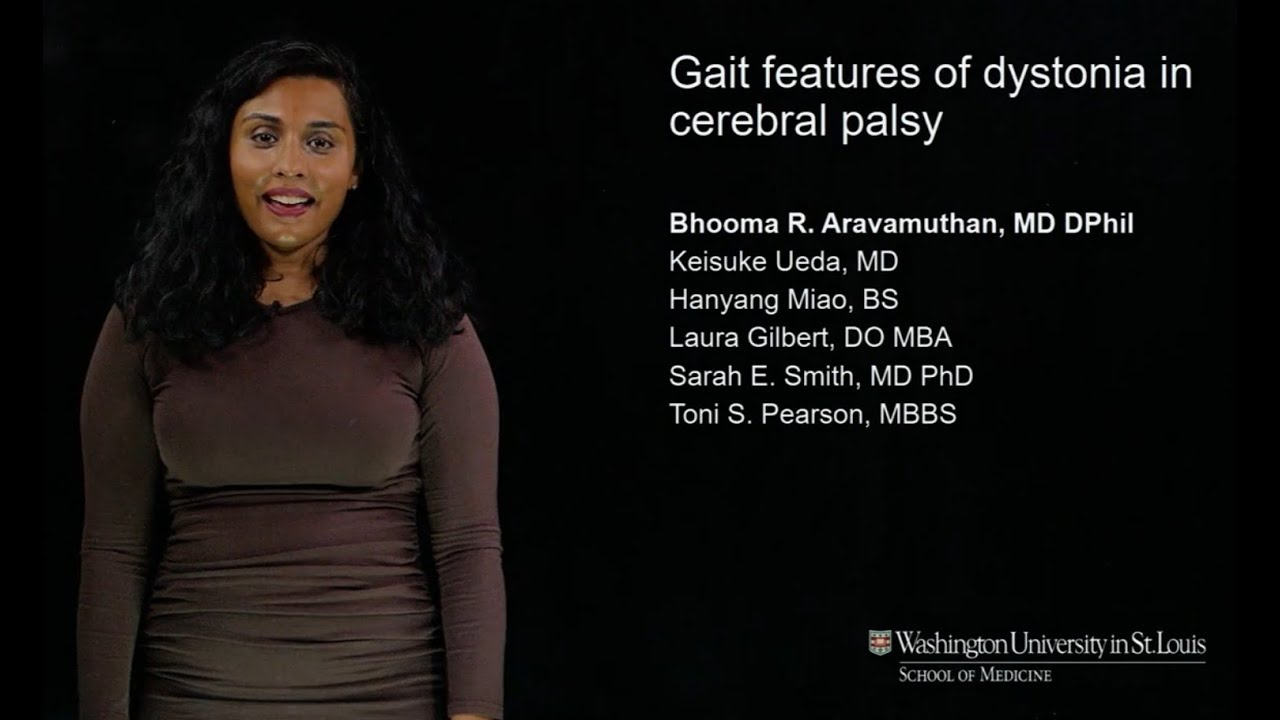 Gait Features of Dystonia in Cerebral Palsy | Bhooma Aravamuthan | DMCN