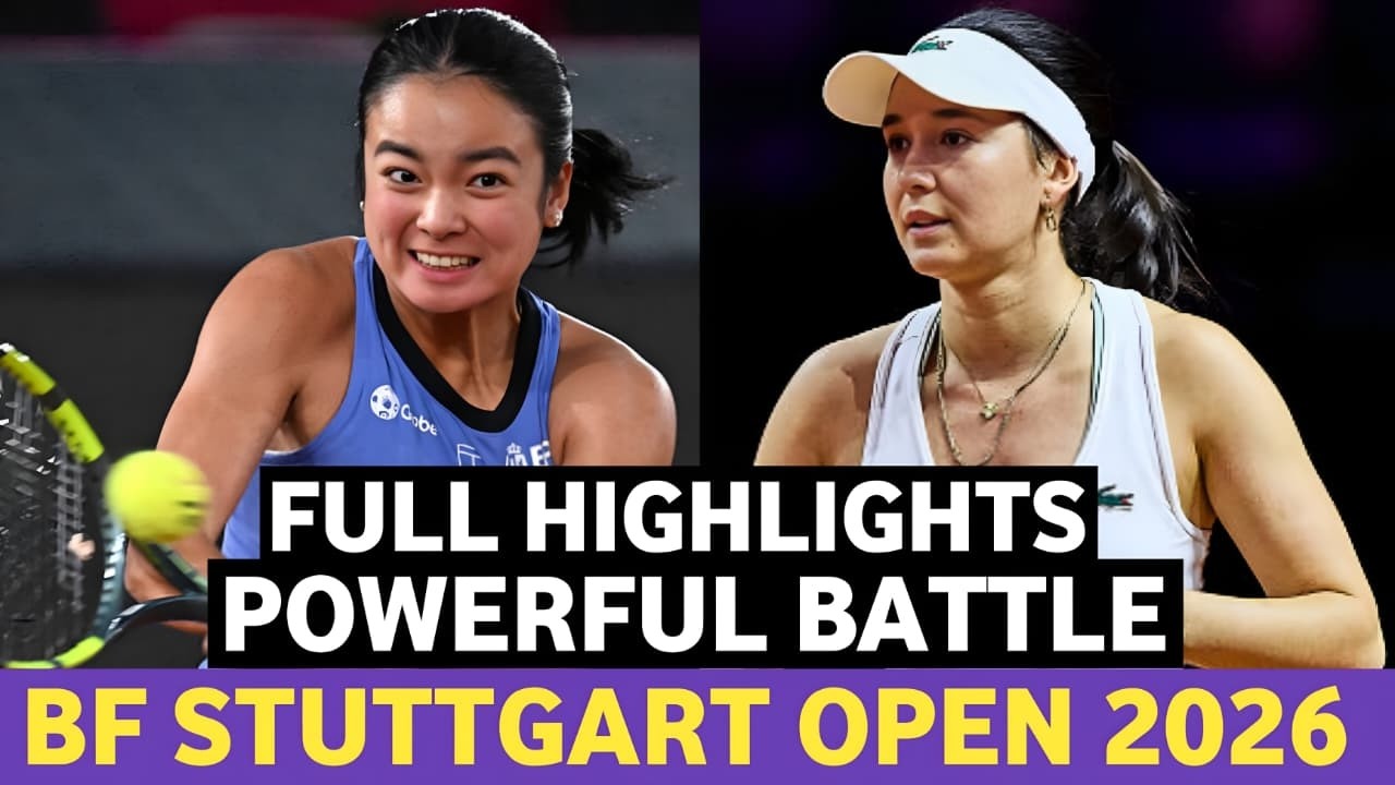 Alex Eala vs Eva Lys Powerful Battle Full Highlights | Tennis (HD)