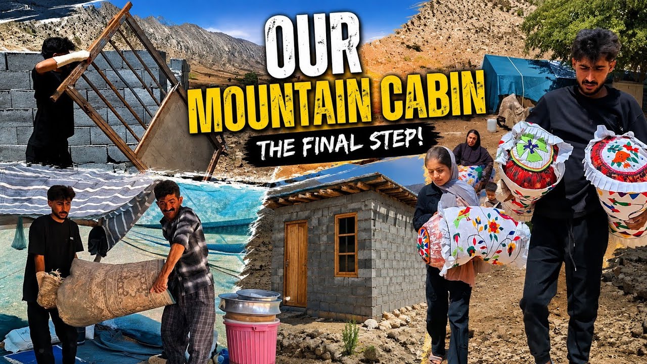 🏔️ Finishing Our Mountain Cabin: Laying the Flooring and a Great Day, Nomadic Style 🌄🛠️