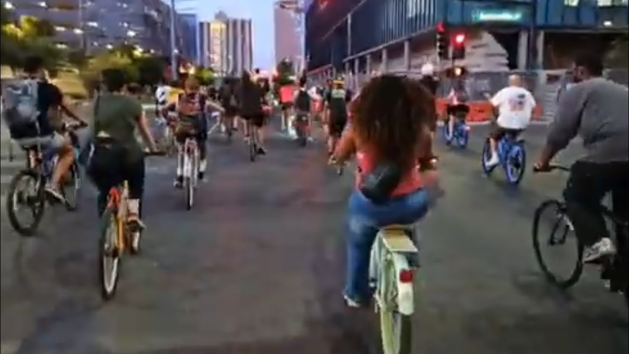 HOT Las Vegas Wednesday Night Bike Ride livestream on HAOQI #ebike