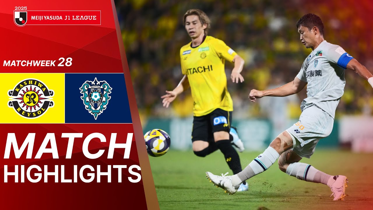 Kashiwa Reysol vs. Avispa Fukuoka - Game Highlights | 2025 J1 LEAGUE | MW28