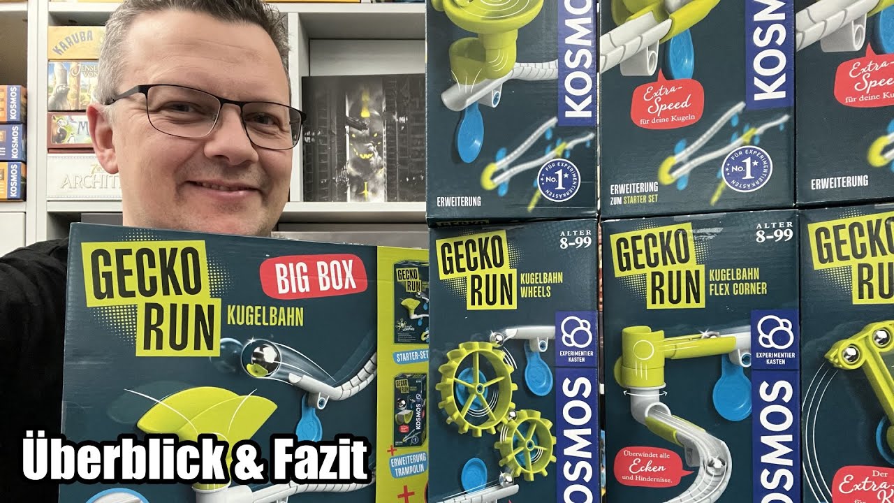 Gecko Run (Kosmos) - die perfekte Kugelbahn für zu Hause (mit wenig Platz)?