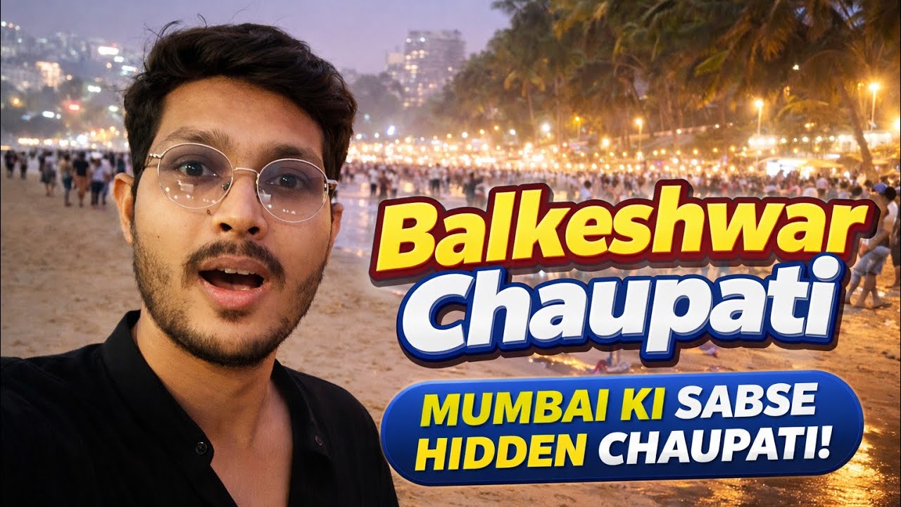 Ye Mumbai Hai 😳 Balkeshwar Chaupati Ka Real Scene | Night Vlog