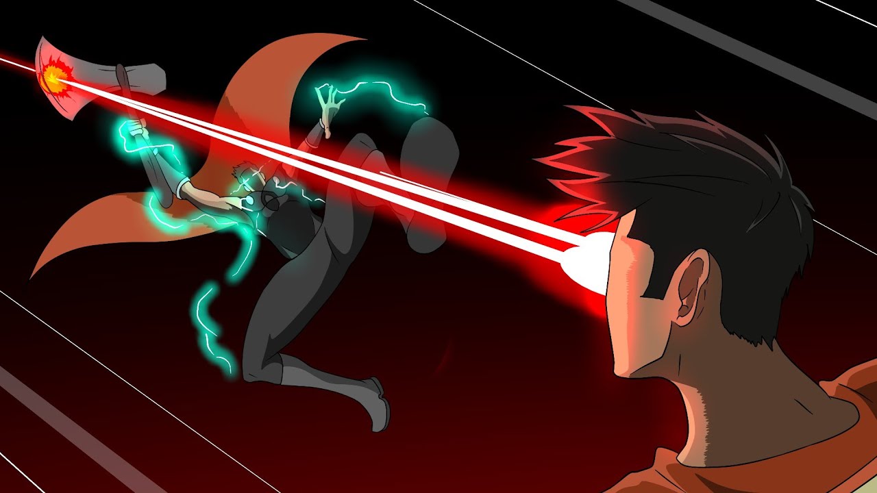 Superman VS THOR....!! FULL ANIMATED FIGHT !! 