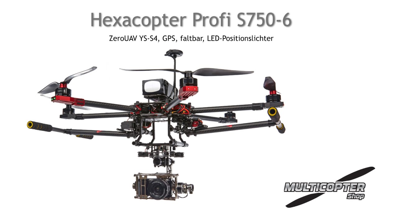 Hexacopter Profi S750-6 (faltbar)
