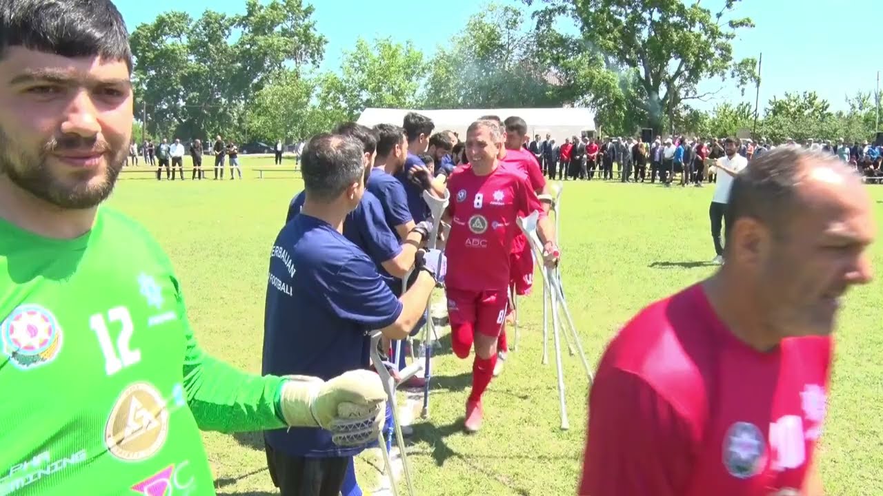Amputant futbolçular \ Azərbaycan millisi Avropa kubokuna Xaçmazda hazırlaşdı \ Qoçaqlı kəndi