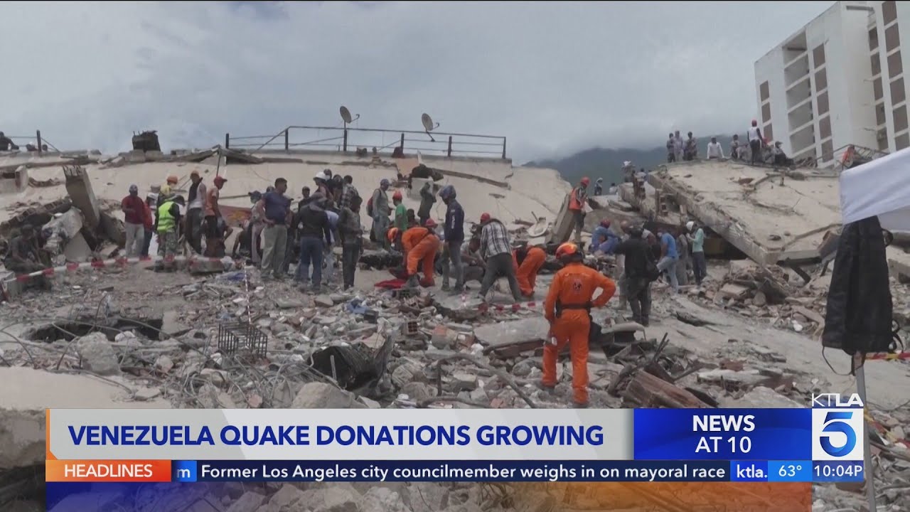 Venezuela quake donations growing as death toll increases