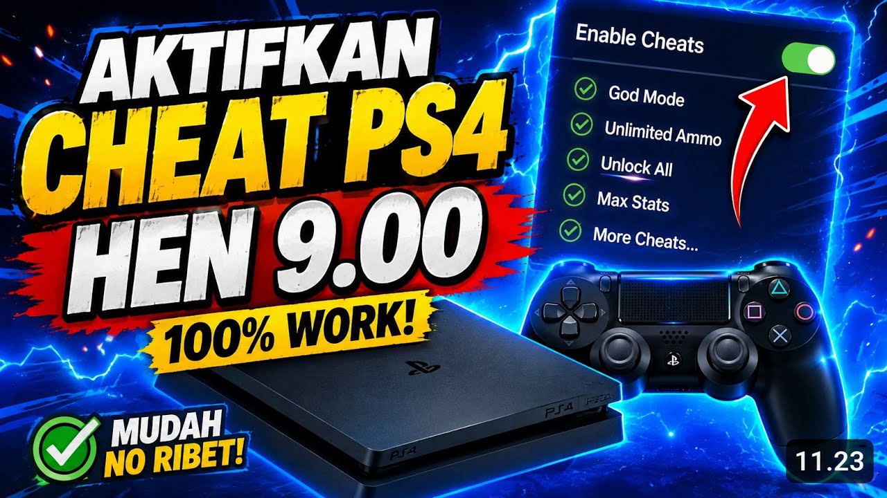 Как включить читы на PS4 HEN 9.00 — полное руководство на английском языке (2024)