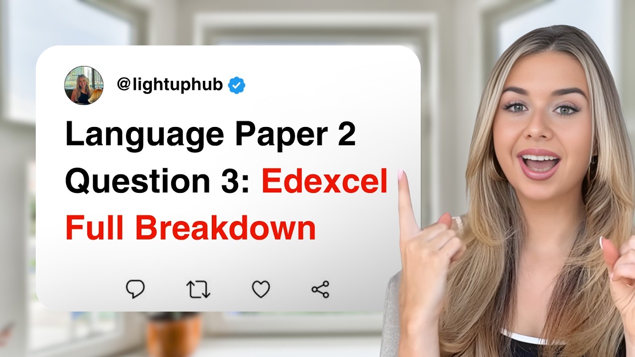 Language Paper 2 Question 3: Edexcel Full Breakdown