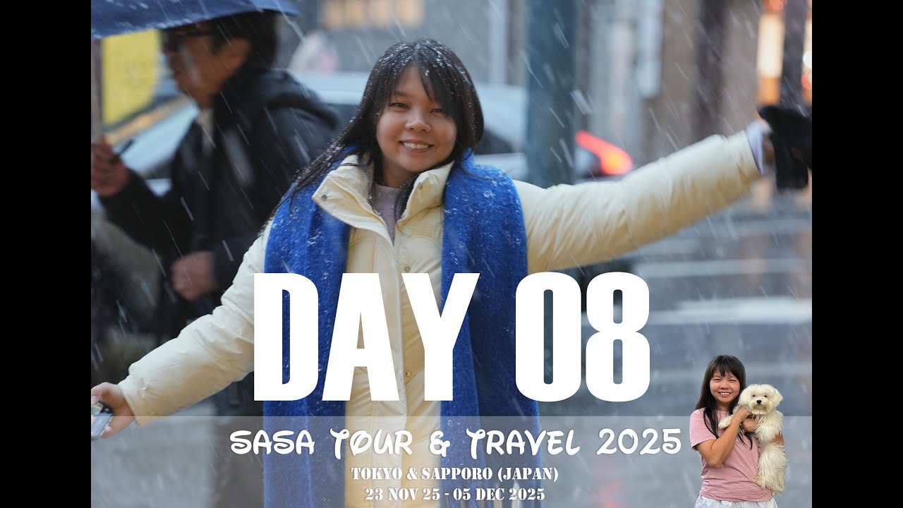 Japan Winter Travel Vlog 2025 | Day 08 (Monday): Trip to Asahikawa