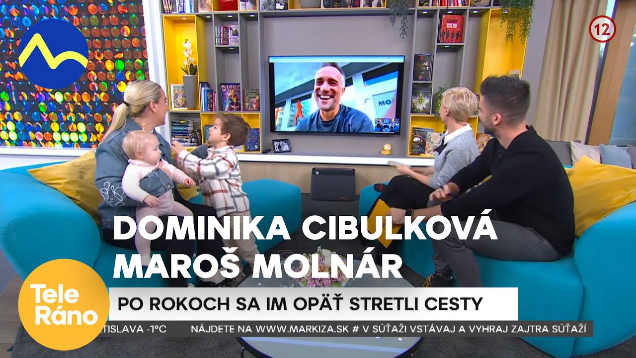Dominika Cibulková & Maroš Molnár - spolupráca na chudnutí | Teleráno