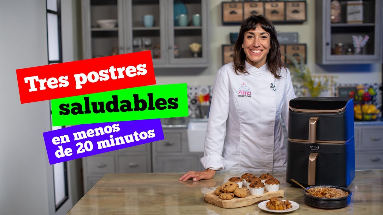 Tres postres saludables en menos de 20 minutos