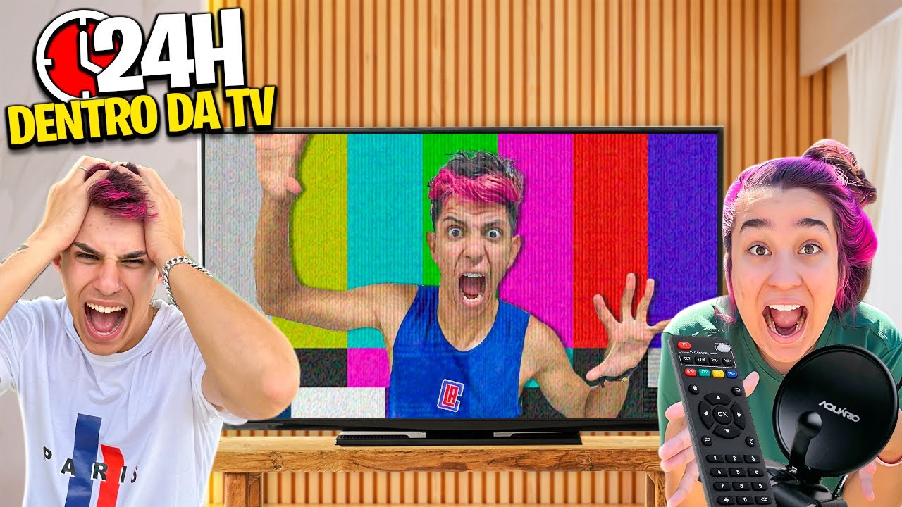 PASSEI 24 HORAS DENTRO DE UMA TV *Fui Desligado ?