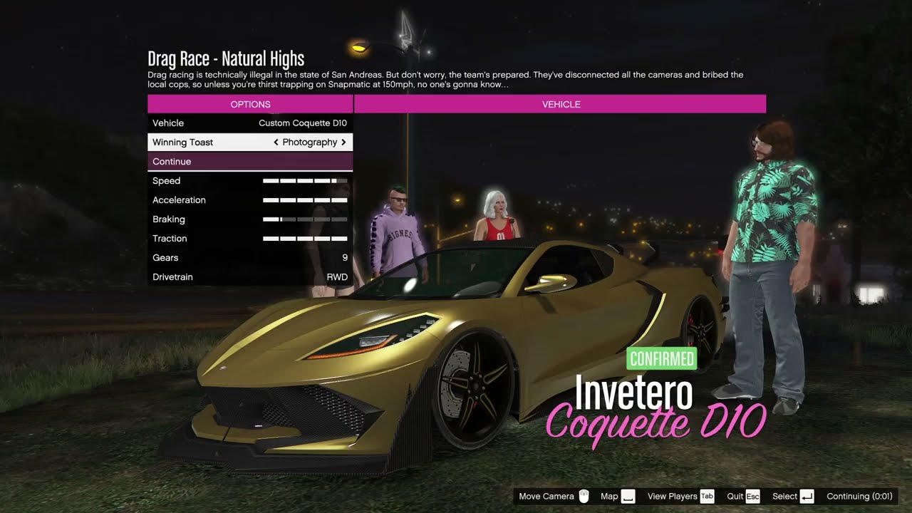 Drag Racing for ANOTHER Free Calico GTF and Cash ! Win On Sunday! Let's Play GTA5 Online!