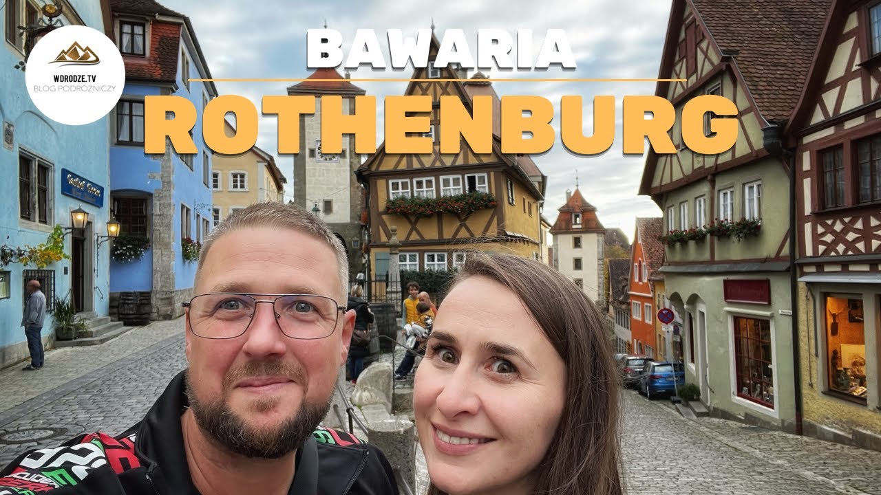 🇩🇪 #13 Bawaria: Klimatyczny Rothenburg ob der Tauber [4K]