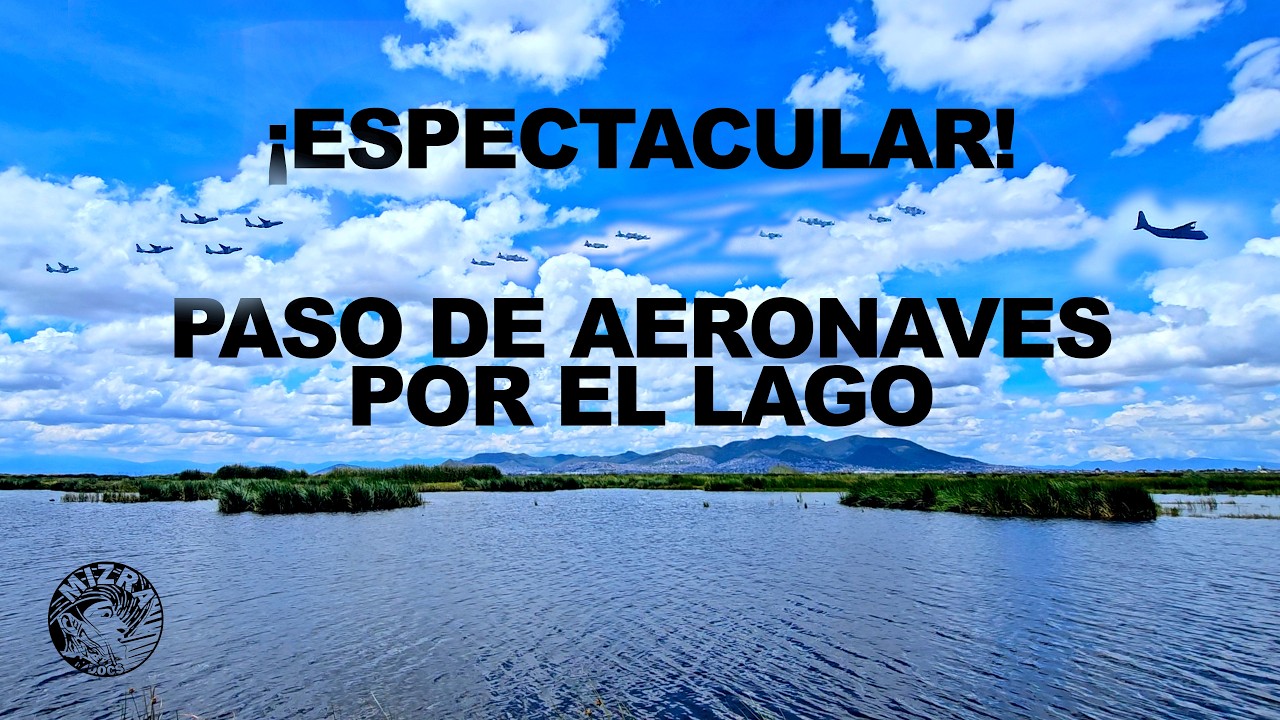 Espectáculo aéreo en el Lago de Texcoco