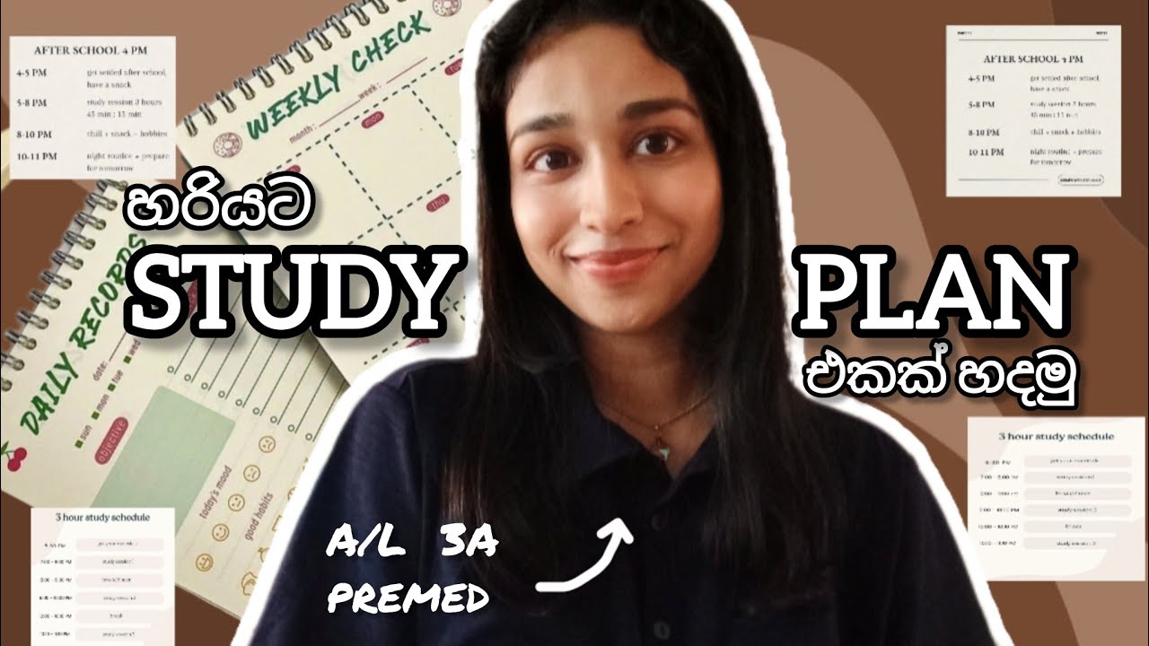 2025ට අලුතින් study plan එකක් | මගේ A/L study plan එක හදාගත්ත විදිය #studyplan #A/L #2025 #📚 #📃 #😊