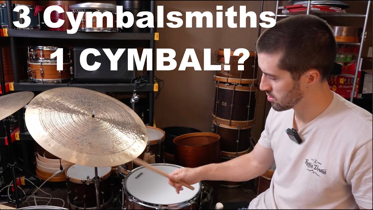 Watch THREE cymbal-smiths make ONE cymbal