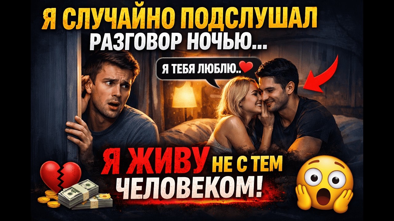 Я СЛУЧАЙНО ПОДСЛУШАЛ РАЗГОВОР НОЧЬЮ... И ПОНЯЛ, ЧТО ЖИВУ НЕ С ТЕМ ЧЕЛОВЕКОМ