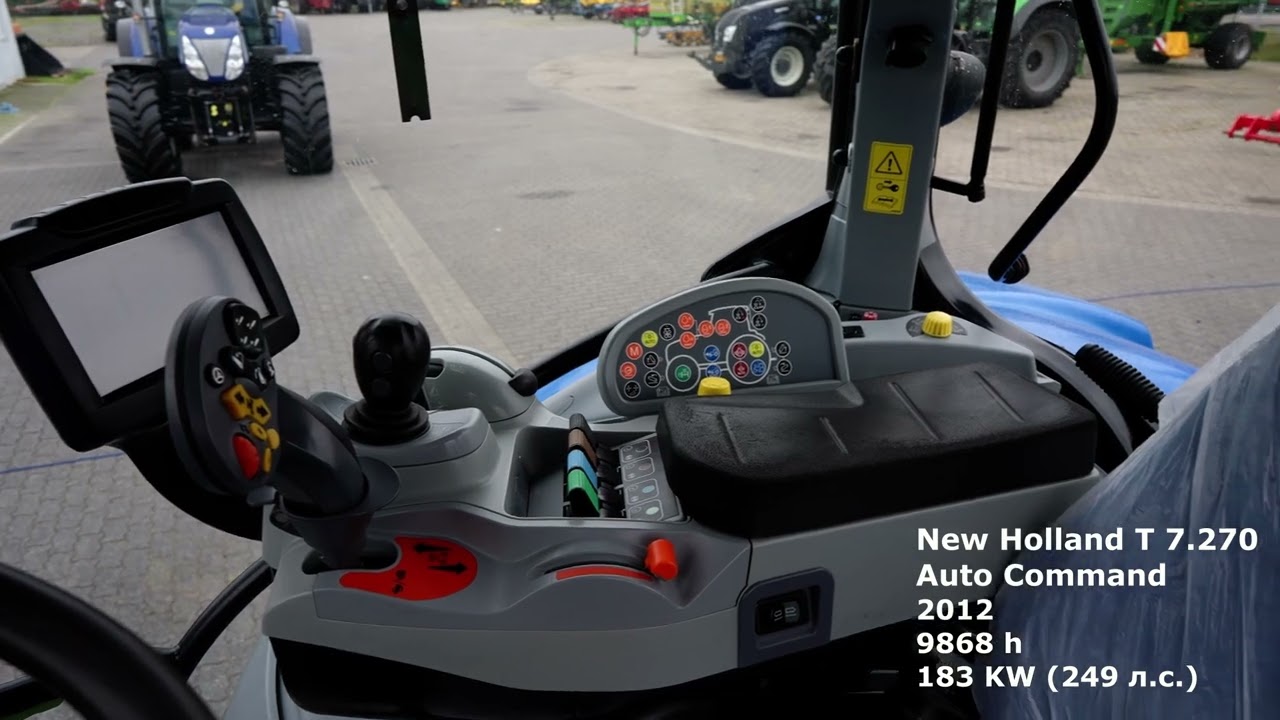 [4K 60fps] New Holland T 7.270 - 2012 - 249Hp - 9868h - 58.900 €
