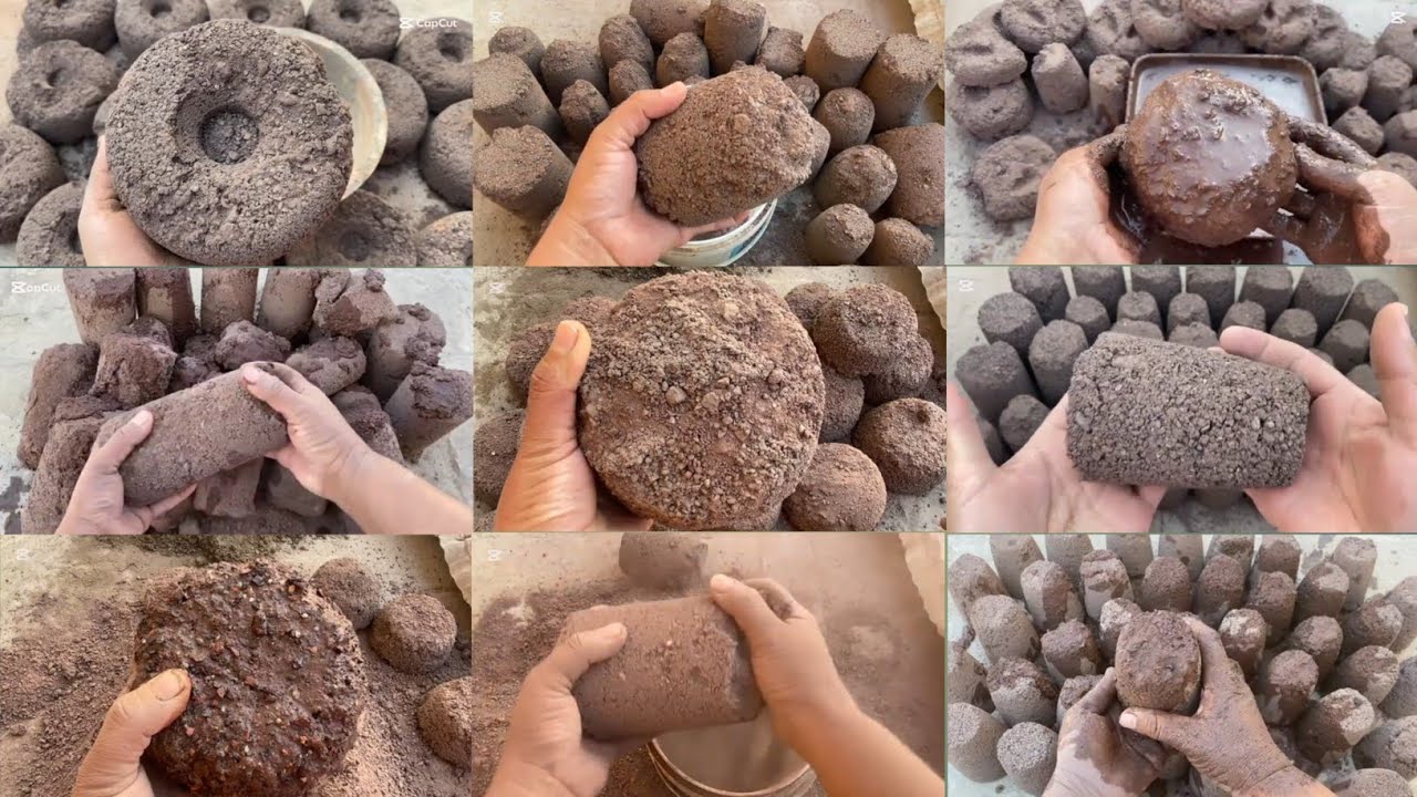 ASMR Edits NonStop Brown🤎Stoney Texture Crumbling Compilation🥰||Crunchy Crispy Texture ✨💥