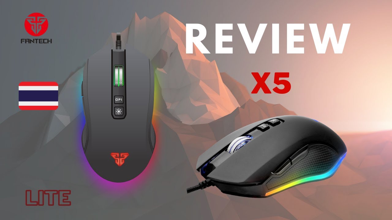 รีวิว Fantech X5 LITE! Gaming Mouse มาโครได้! ราคาไม่เกิน 400 บาท เล่นเกมกดสบาย!