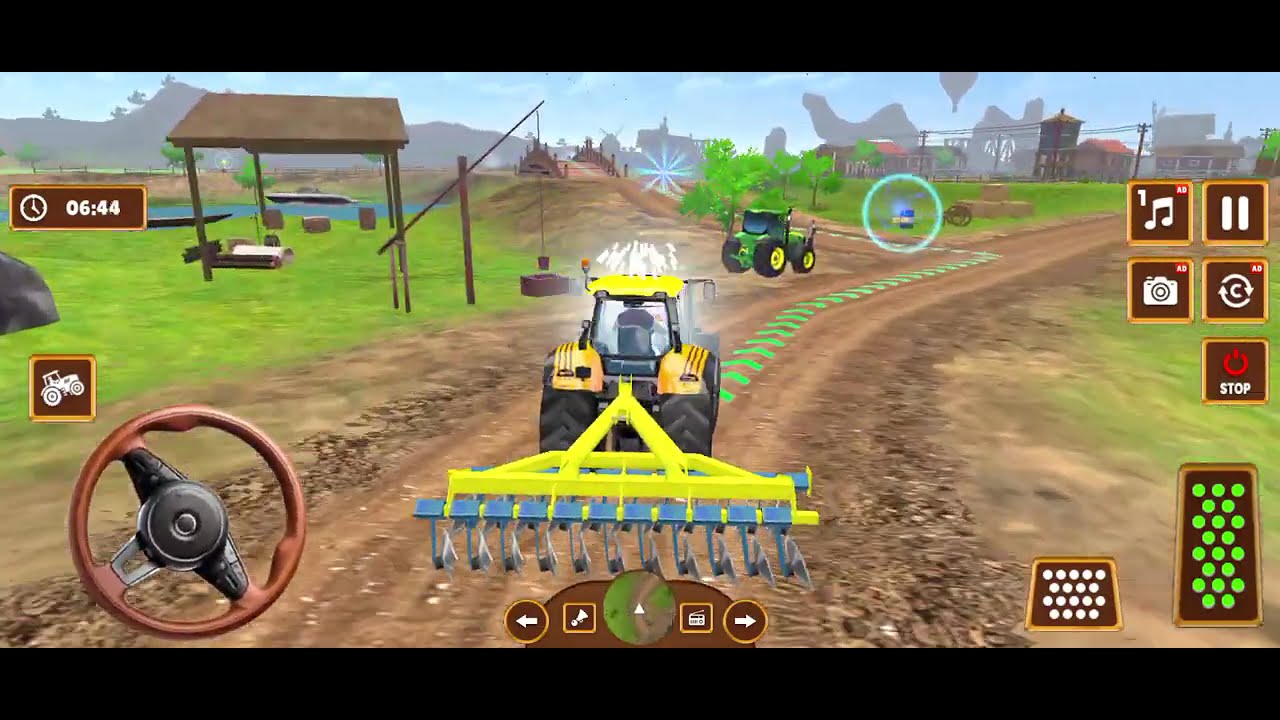 Indian Tractor Farming in 3D - Tractor Wala Game in 3D - Android GamePlay