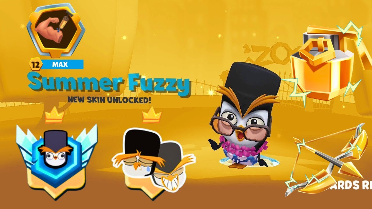 Solo Fuzzy Maxed Level 20 Muscles Zooba Gameplay Annoying Fast Character