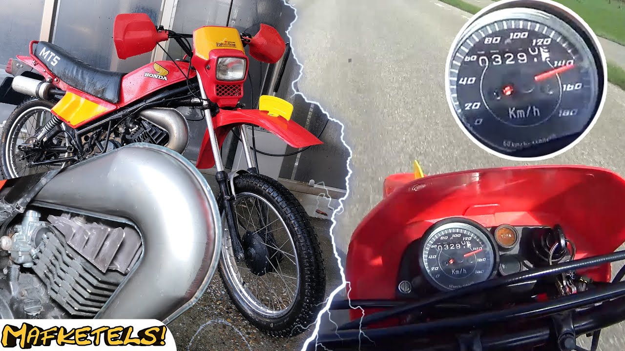 Honda MT5 125CC ATHENA | Nieuwe Uitlaat testen! Gestoorde Topsnelheid!?